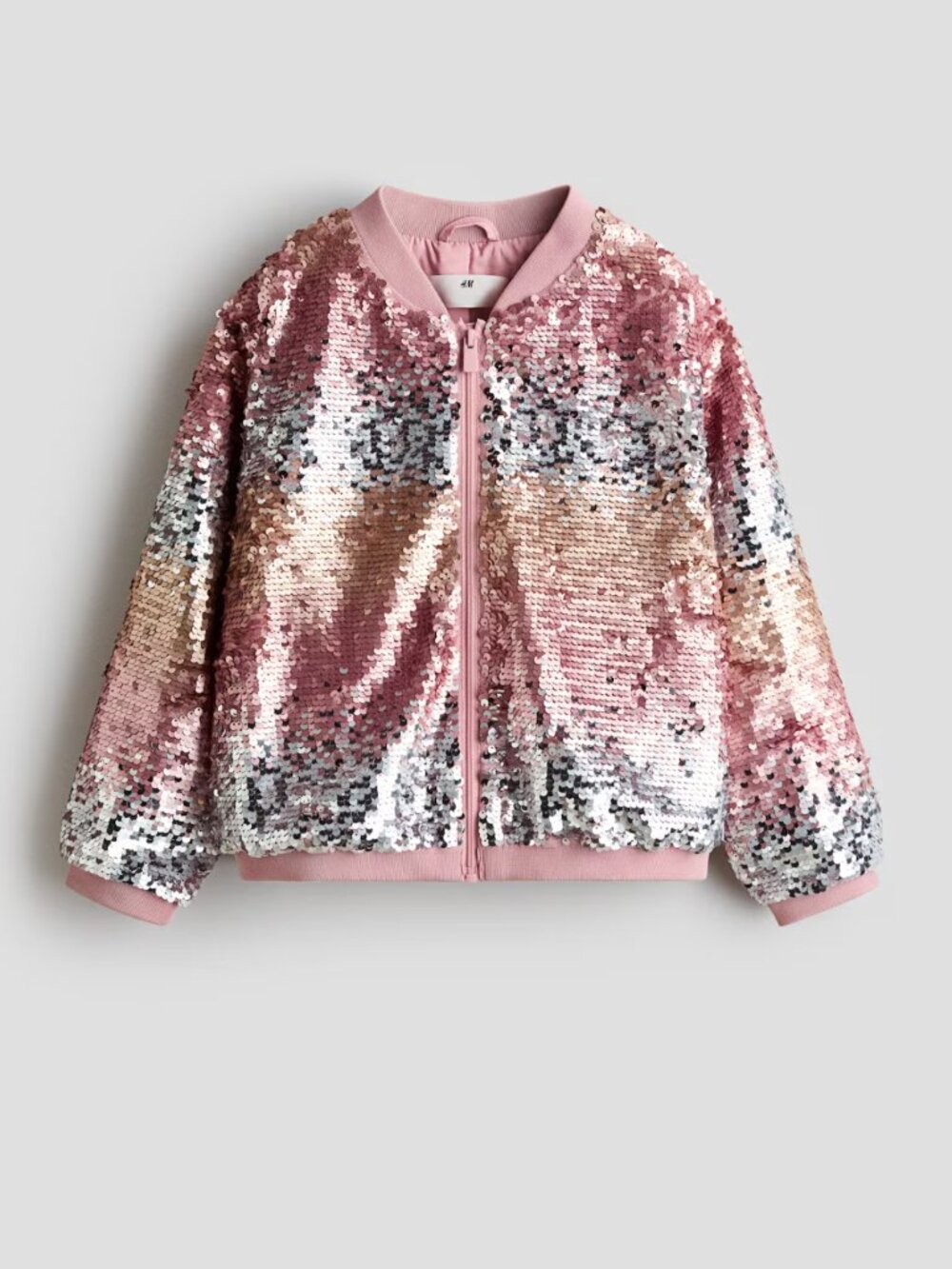 H&M Sequin Bomber jacket